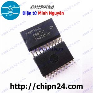 [SOP] IC Dán 74240 74HC240 SOP-20 7.2mm (SMD) (IC  Bộ đệm bát phân / trình điều khiển dòng)