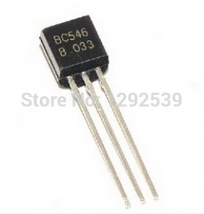 [10 con] (KT1) Transistor BC546 TO-92 NPN 100mA 65V (546)
