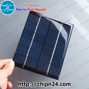 [A5] Tấm pin NLMT 6V 2W (136x110mm) (Tấm pin Năng Lượng Mặt Trời, Solar Power, Solar Panel)