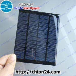 [A7] Tấm pin NLMT 12V 2W (136x110mm) (Tấm pin Năng Lượng Mặt Trời, Solar Power, Solar Panel)