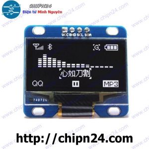 [B55] Màn hình LCD OLed 0.96 inch Trắng giao tiếp i2c