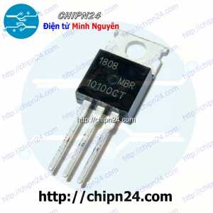 [DIP] Diode MBR10100CT TO-220 10A 100V (MBR10100 MBR 10100) [Diode Schottky]