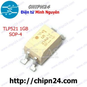 [SOP] Opto Dán TLP521 1GB SOP-4 (SMD) (IC cách ly quang Opto)