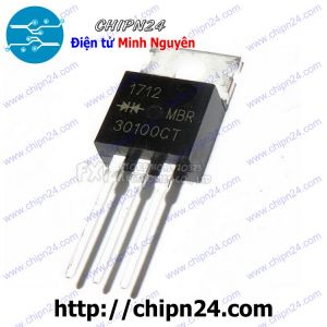 [DIP] Diode MBR30100 TO-220 30A 100V (MBR30100CT) [Diode Schottky]