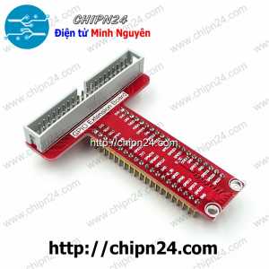 Mạch GPIO Raspberry Pi B+ Đỏ