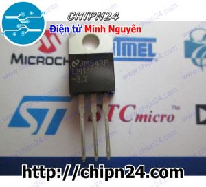 [DIP] IC LM1117T-3.3V TO-220 (LM1117 3V3 1A)