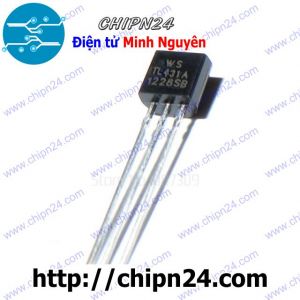 [DIP] IC TL431 TO-92 (100mA 36V) (IC điều chỉnh điện áp)