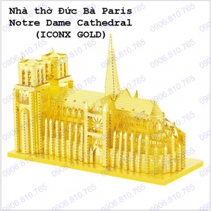 ICONX GOLD Nhà thờ Đức Bà Paris - Notre Dame Cathedral 2M
