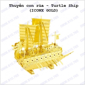ICONX GOLD Thuyền con rùa (Turtle Ship) 1M