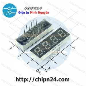 (C83) Led 7 Đoạn 0.28 inch 4 Số Dương chung (Sáng Đỏ) (Led 7 Thanh)