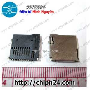 (H19) Socket thẻ nhớ MicroSD V1 (có lò xo)