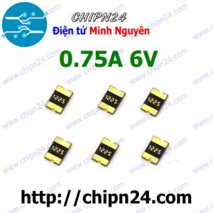 Cầu Chì Tự Phục Hồi CCTPH 0.75A 6V SMD1812