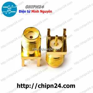 (F344.4) Đế Anten SMA-KE-13.5 Cái Thẳng hàn PCB