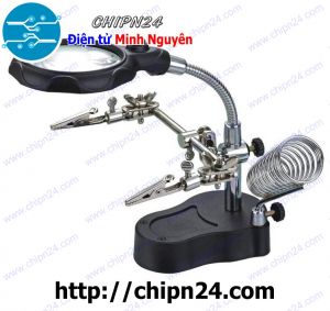 Dụng cụ giữ mạch có kính lúp