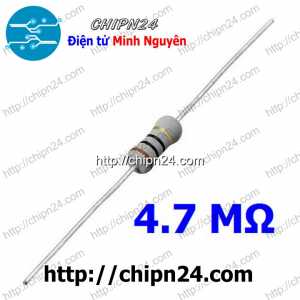 [10 con] (F360) Điện Trở 4M7 1W 5%