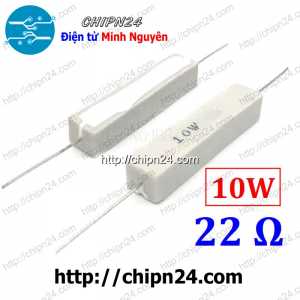 (F333) Điện Trở Sứ 22R 10W