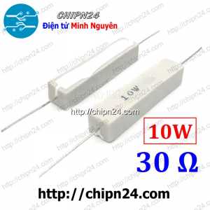 (F334) Điện Trở Sứ 30R 10W