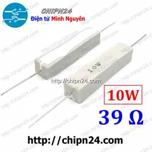 (F334) Điện Trở Sứ 39R 10W
