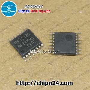 (SOP) IC Dán MAX3232 TSSOP-16 Hàng Tốt (MAX3232EUE RS-232)