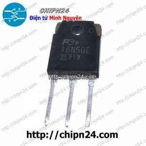 (KT2) Mosfet 16N50E TO-3P 16A 500V Kênh N (FMH16N50E