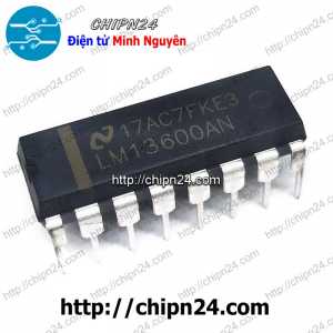 (DT) IC LM13600AN DIP-16 Hàng Tốt (LM13600)