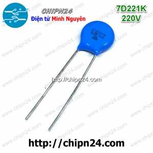 [10 con] (K275) Tụ chống sét Varistor 7D 220V 7D221K