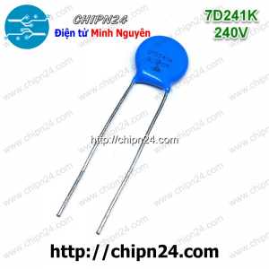 [10 con] (K276) Tụ chống sét Varistor 7D 240V 7D241K