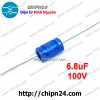 f224-tu-phan-tan-gan-loa-treble-tu-xanh-duong-6-8uf-100v-10x17mm - ảnh nhỏ  1
