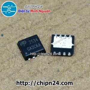 Mosfet Dán AON7534 DFN3x3 30A 30V Kênh N (A0N7534 5MR)