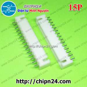 [10 cái] (F298) Header 15P XH2.54-15P Đực Thẳng