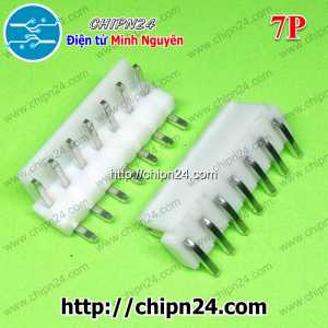 [10 cái] (F309) Header 7P VH3.96-7P Đực Cong
