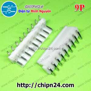 [10 cái] (F309) Header 9P VH3.96-9P Đực Cong