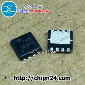 Mosfet Dán AON7402 QFN-8 13.5A 30V Kênh N