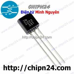 [25 con] (KT1) Transistor 2N2222 TO-92 NPN 600mA 40V (2222)