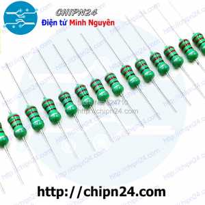 [10 cái] (K190) Cuộn cảm vạch 470uH 1/2W (DIP 0410 470uH)