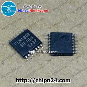 (SOP) IC Dán PCM1808 SSOP-14 Hàng Tốt (PCM1808PWR/PW) (IC chuyển đổi tín hiệu ADC 24-bit, 99-dB SNR, 96-kHz)