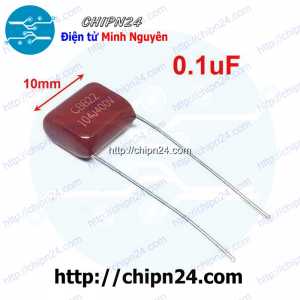 Tụ CBB 400V 104J P=10mm (104 100nF 0.1uF)