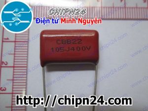 (F231) Tụ CBB 400V 105J P=20mm (105 1uF)