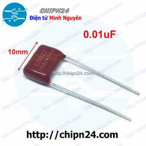 (F230) Tụ CBB 400V 103J P=10mm (103 10nF 0.01uF)