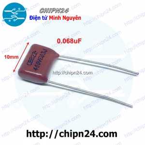 Tụ CBB 400V 683J P=10mm (683 68nF 0.068uF)