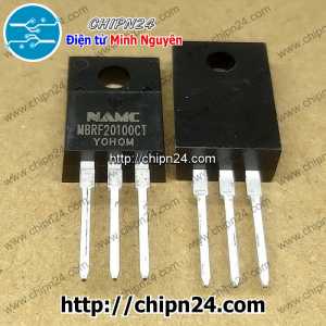 (DT) Diode MBRF20100CT TO-220F Hàng Tốt NAMC 20A 100V (20100) [Diode Schottky]