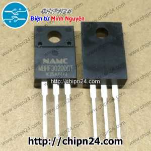 (DT) Diode MBRF30200CT TO-220F Hàng Tốt NAMC 30A 200V (30200) [Diode Schottky]