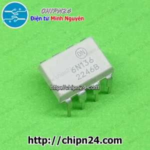 (DT) Opto 6N136 DIP-8 Trắng Hàng Tốt