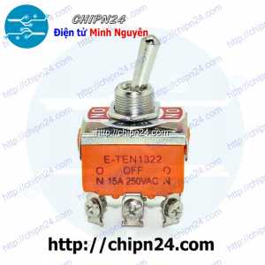 Công tắc E-TEN1322 (ETEN1322 1322 Công tắc bật 6 chân 3 vị trí 15A 250VAC)
