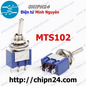 [G9] Công tắc MTS-102 (MTS102) - Công tắc bật 2 nấc 3 chân, màu xanh 6A/125VAC