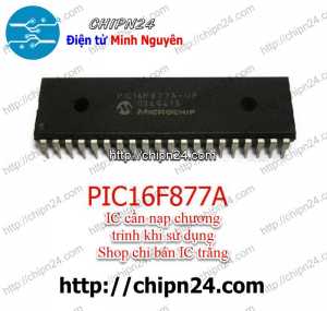 (DIP) IC PIC16F877A-I/P DIP-40 (PIC 16F877A-I/P PIC16F877A)