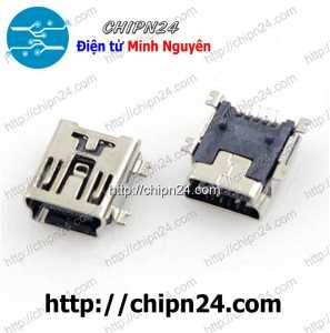 Mini USB 5P Dán (Đầu Jack USB Hàn Board)