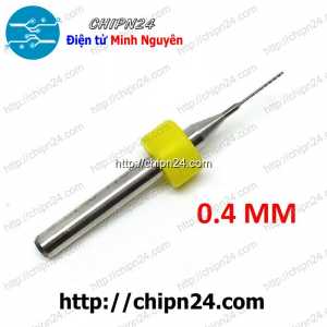 Mũi khoan mạch in CNC 0.4mm (Mạch điện tử, PCB)