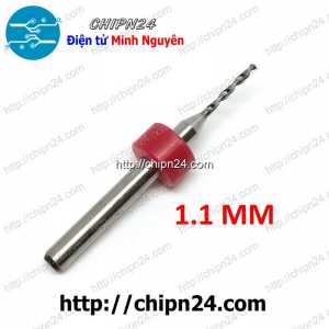 Mũi khoan mạch in CNC 1.1mm (Mạch điện tử, PCB)