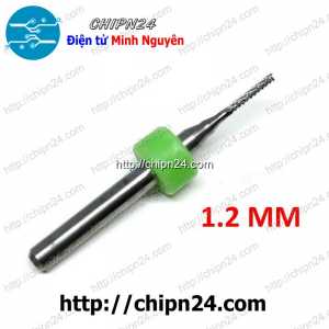 Mũi phay mạch in CNC 1.2mm (Mạch điện tử, PCB)